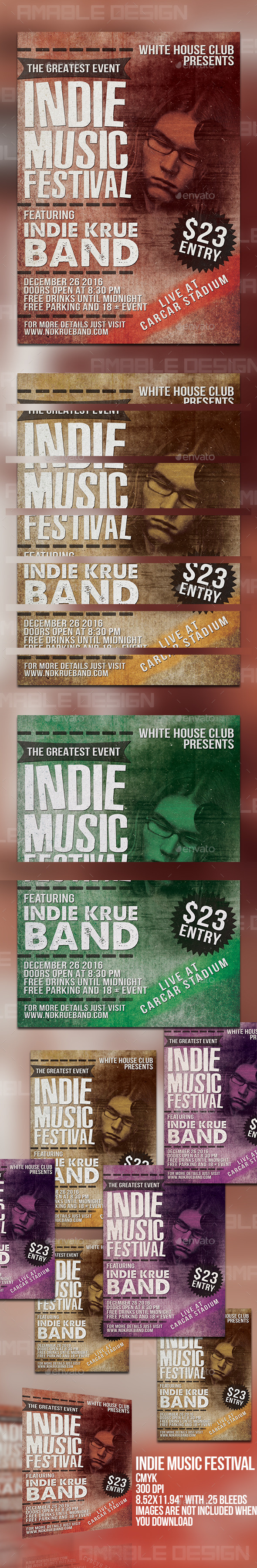 GraphicRiver Indie Music Festival Flyer 10173180 GraphicRiver Indie Music Festival Flyer 10173180