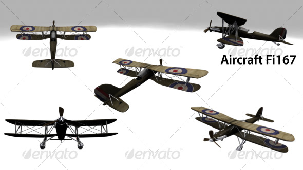 Fieseler Fi167 - 3DOcean Item for Sale