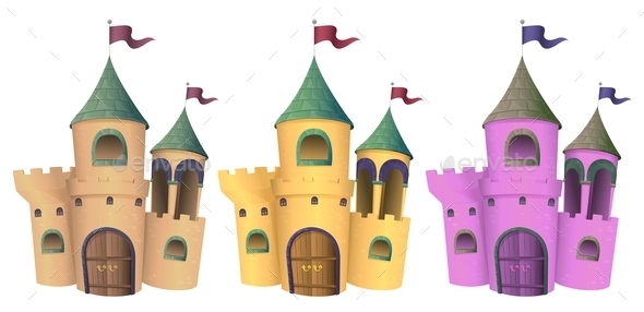 GraphicRiver Three Castles 10175071 GraphicRiver Three Castles 10175071