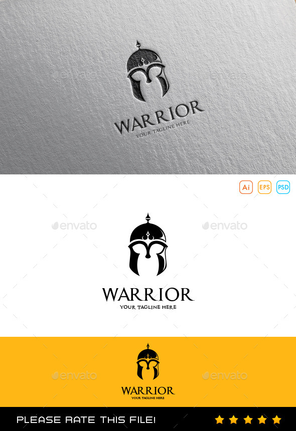 GraphicRiver Warrior Helmet Logo 10175523 GraphicRiver Warrior Helmet Logo 10175523