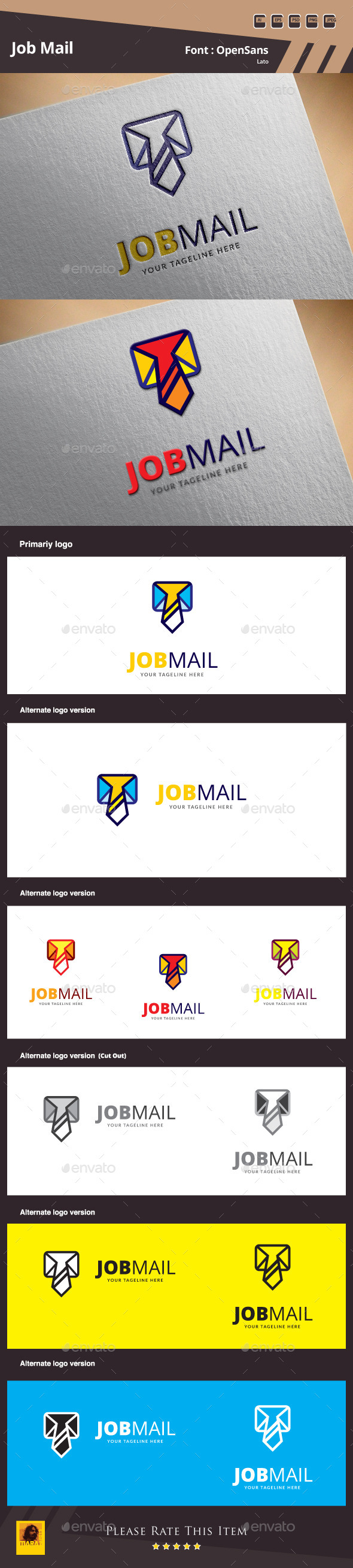 Job Mail Logo Template Job Mail Logo Template