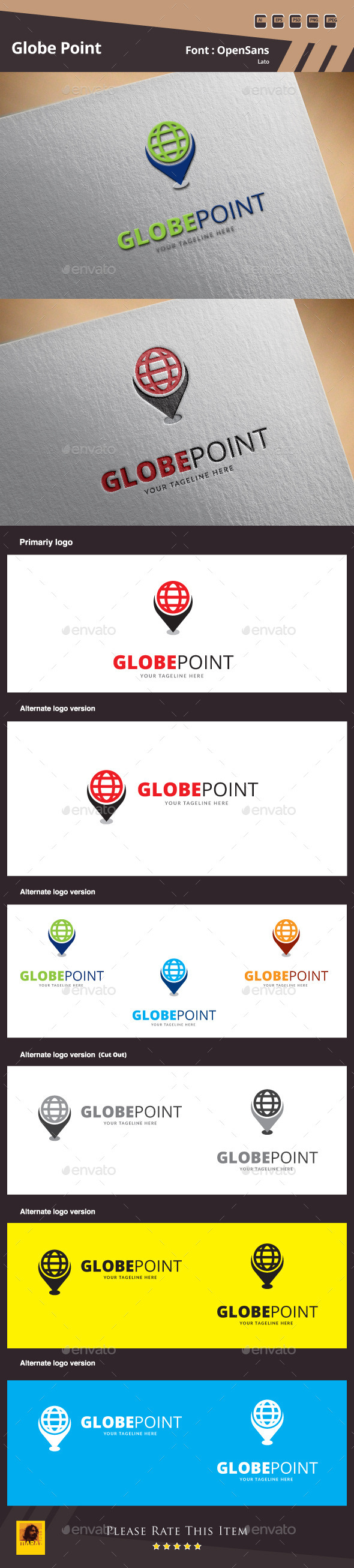 GraphicRiver Globe Point Logo Template 10181175 GraphicRiver Globe Point Logo Template 10181175