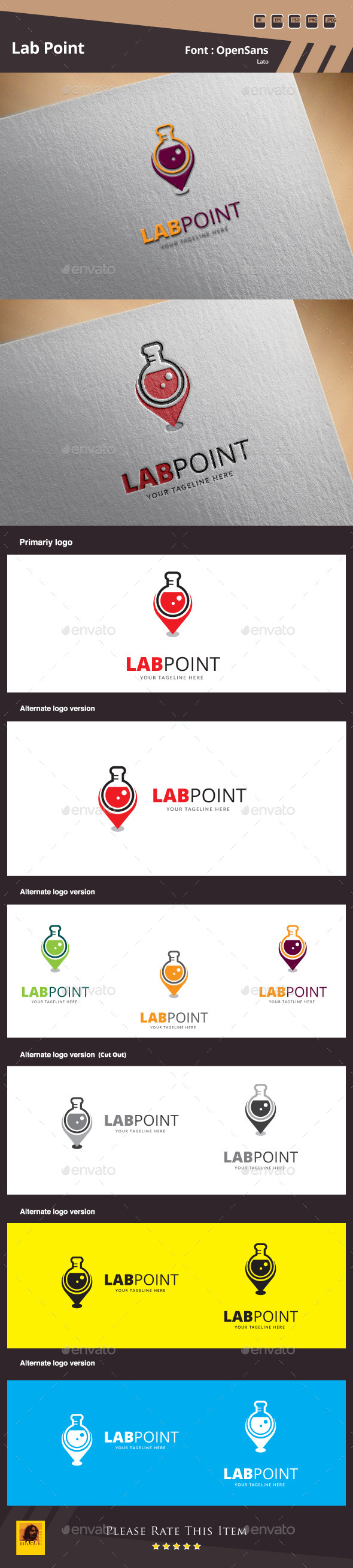 GraphicRiver Lab Point Logo Template 10181668 GraphicRiver Lab Point Logo Template 10181668