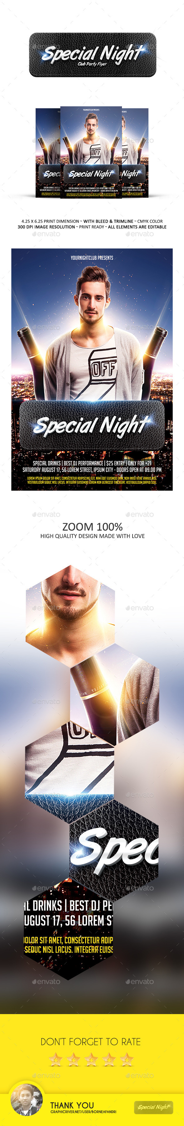 GraphicRiver Special Night Club Party Flyer 10184411 GraphicRiver Special Night Club Party Flyer 10184411