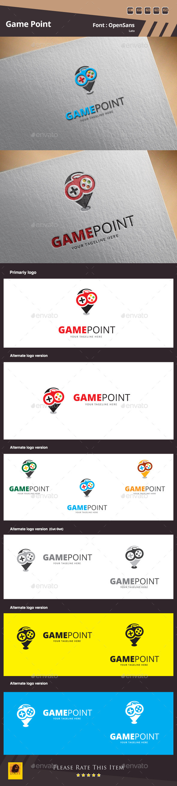 GraphicRiver Game Point Logo Template 10185129 GraphicRiver Game Point Logo Template 10185129