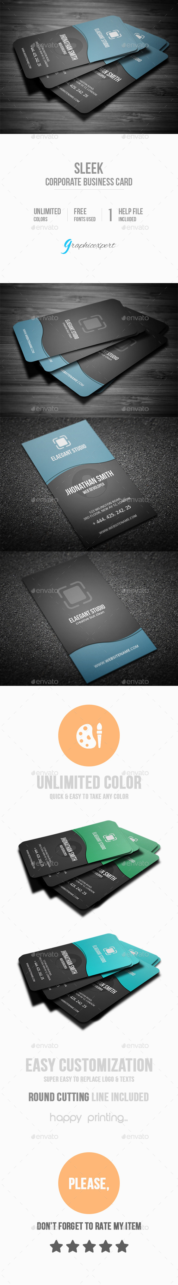 GraphicRiver Corporate Business Card 10185235 GraphicRiver Corporate Business Card 10185235