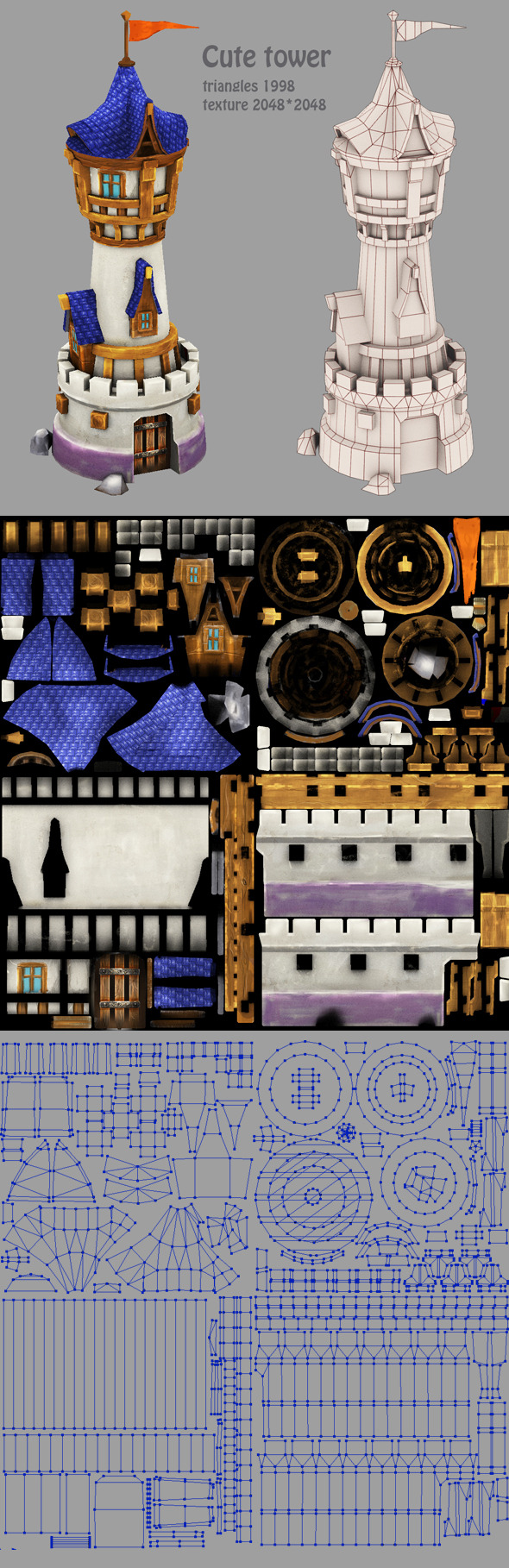 3DOcean Cute Tower 10185438 3DOcean Cute Tower 10185438