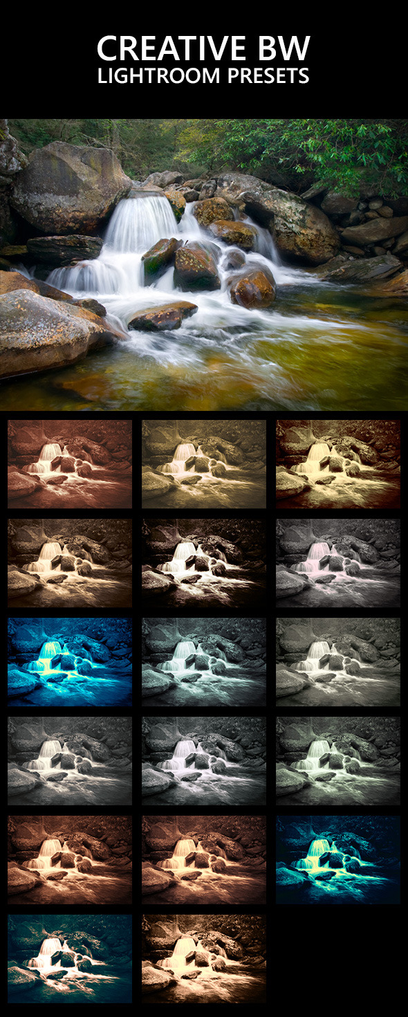 GraphicRiver Creative BW Lightroom Presets 10185570 GraphicRiver Creative BW Lightroom Presets 10185570