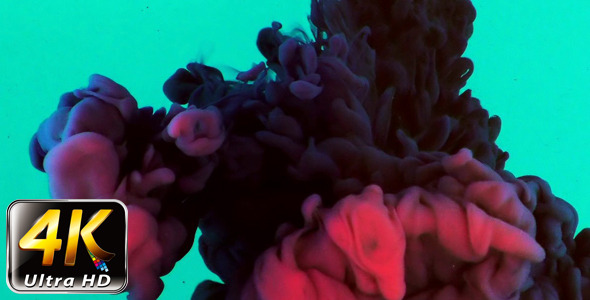Colorful Paint Ink Drops Splash in Underwater 26 Colorful Paint Ink Drops Splash in Underwater 26