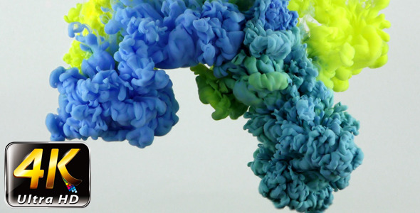 Colorful Paint Ink Drops Splash in Underwater 27 Colorful Paint Ink Drops Splash in Underwater 27