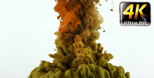 Colorful Paint Ink Drops Splash in Underwater 31 Colorful Paint Ink Drops Splash in Underwater 31