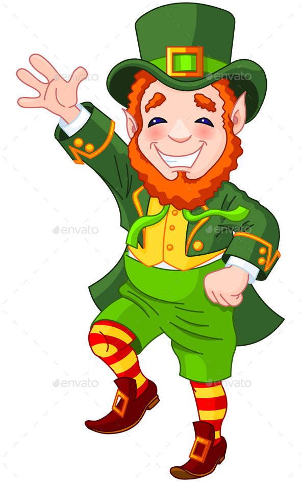 GraphicRiver Lucky Dancing Leprechaun 10186251 GraphicRiver Lucky Dancing Leprechaun 10186251