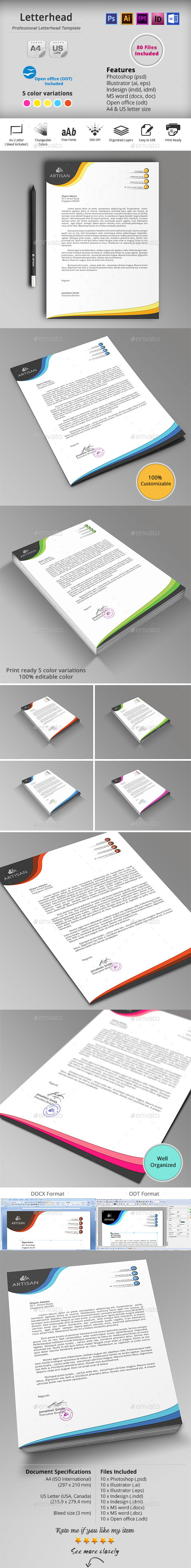 GraphicRiver Letterhead 10186961 GraphicRiver Letterhead 10186961