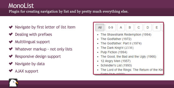 CodeCanyon MonoList List Grouping & Navigation 10169628 CodeCanyon MonoList List Grouping & Navigation 10169628