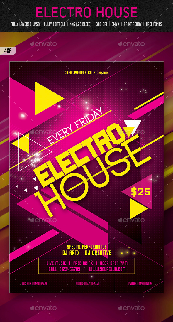 GraphicRiver Electro House 10191337 GraphicRiver Electro House 10191337