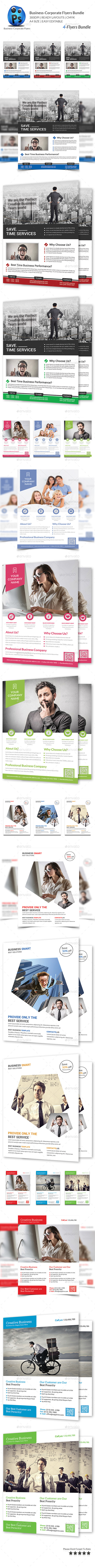 GraphicRiver Corporate Business 4 Flyer Bundle 10191804 GraphicRiver Corporate Business 4 Flyer Bundle 10191804