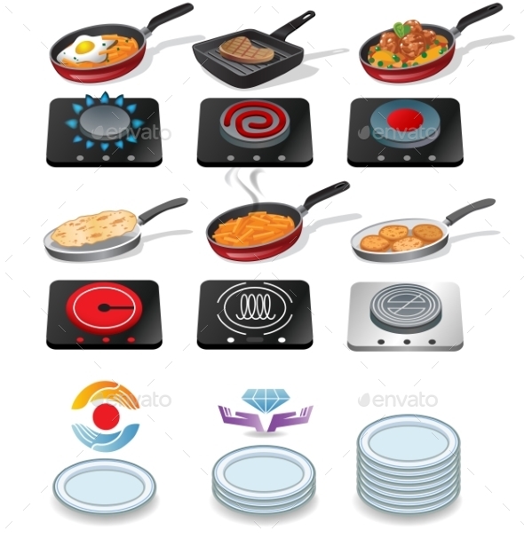 GraphicRiver Cooking Icons Set 10191809 GraphicRiver Cooking Icons Set 10191809