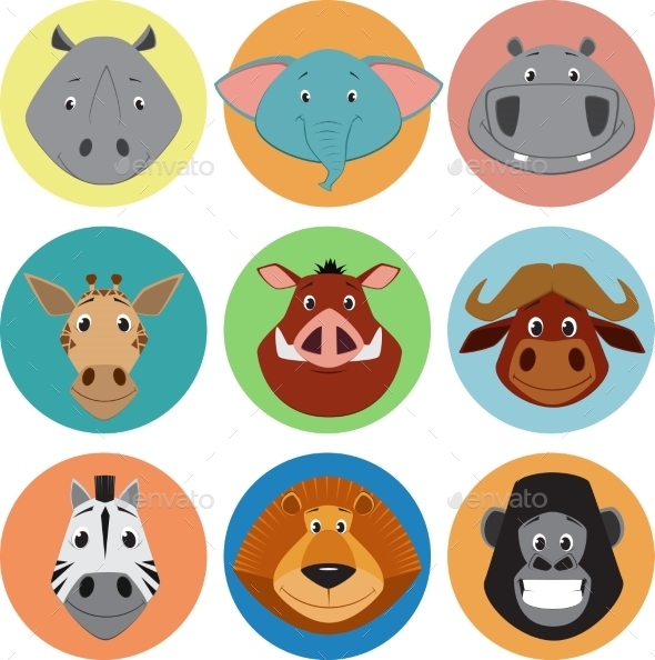GraphicRiver Collection of Animals 10192116 GraphicRiver Collection of Animals 10192116