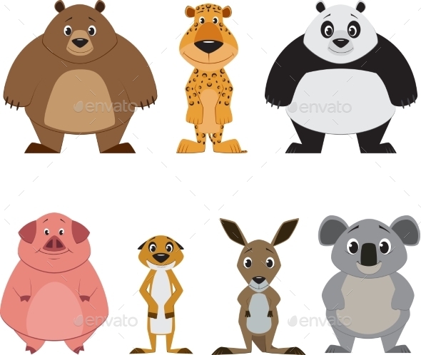 Colorful Exotic Animals Collection Colorful Exotic Animals Collection