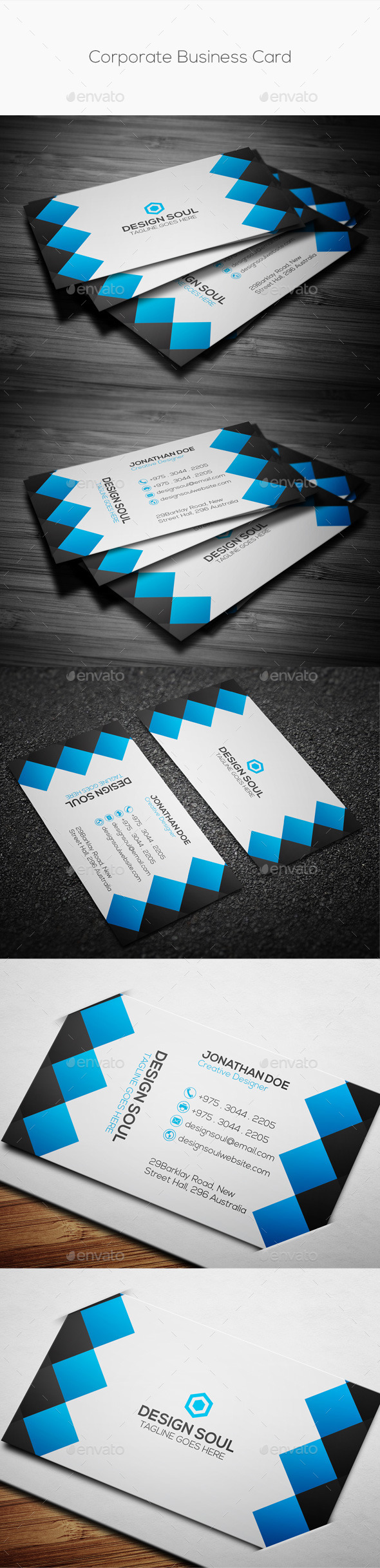 GraphicRiver Corporate Business Card 10192883 GraphicRiver Corporate Business Card 10192883