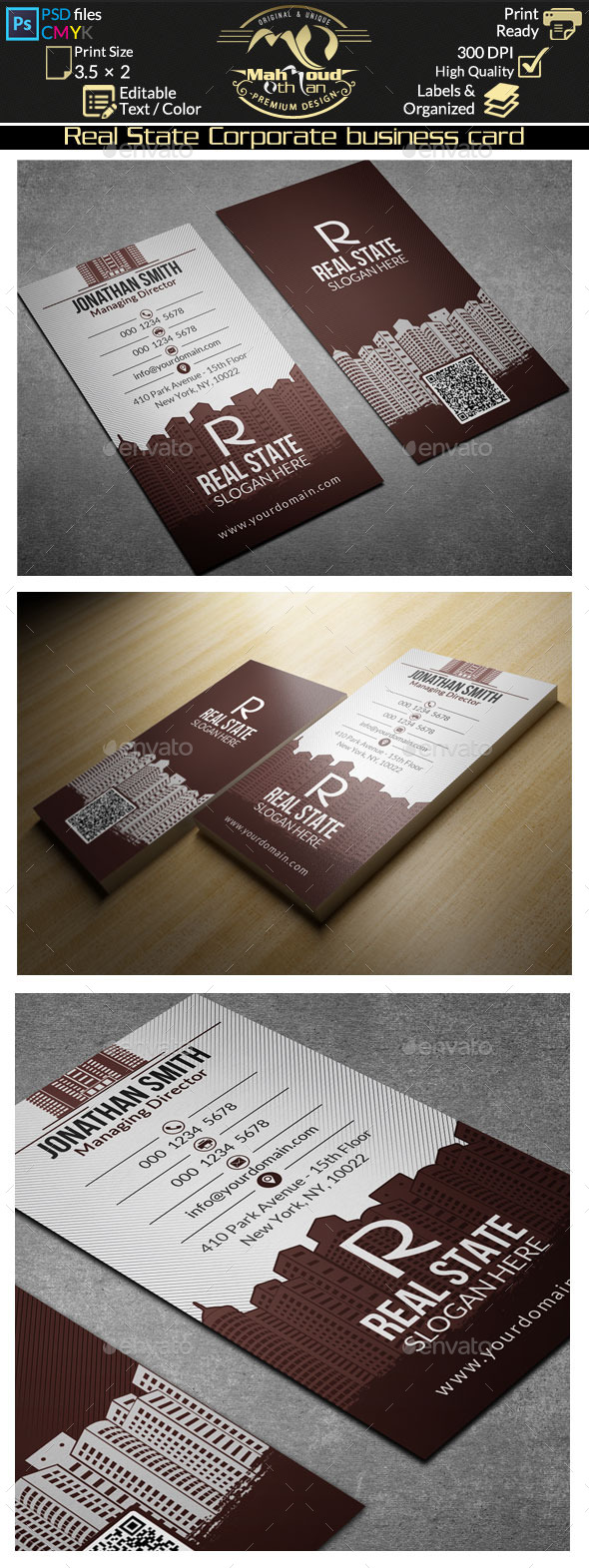 GraphicRiver Real Estate Corporate Business Card 10194668 GraphicRiver Real Estate Corporate Business Card 10194668