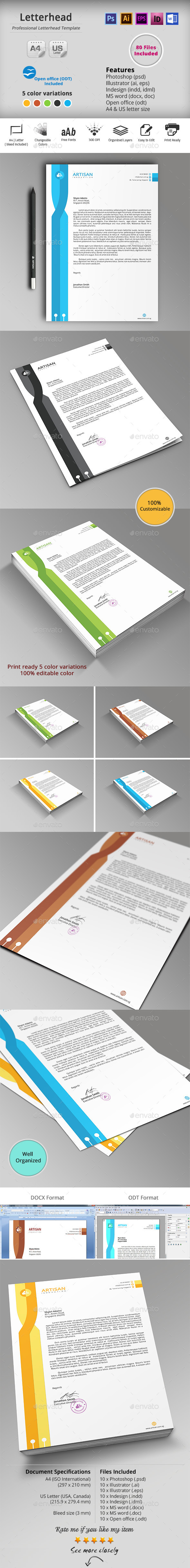 GraphicRiver Letterhead 10196940 GraphicRiver Letterhead 10196940