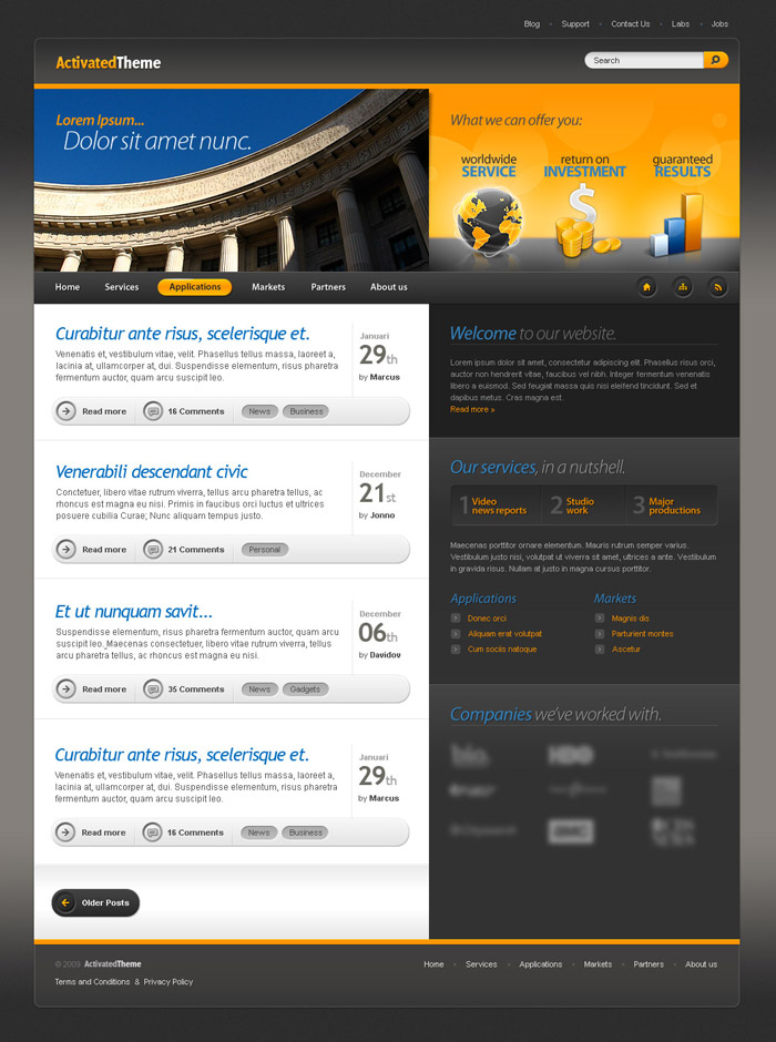 ActivatedTheme ActivatedTheme - ThemeForest Item for Sale