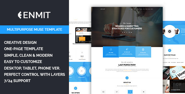 Enmit - Multipurpose Muse Template