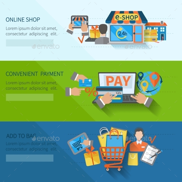 Shopping E-commerce Banners (Business)