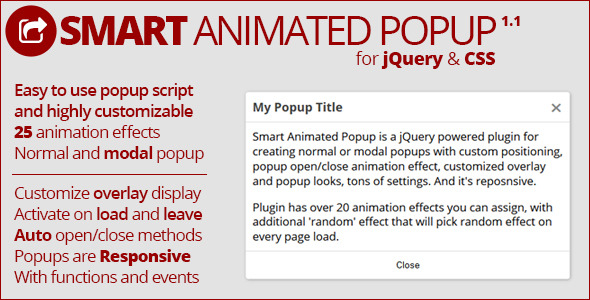 CodeCanyon Smart Animated Popup 10194114 CodeCanyon Smart Animated Popup 10194114