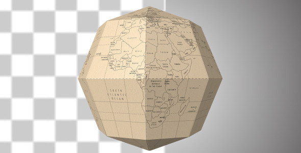 Geografia Paper Globe