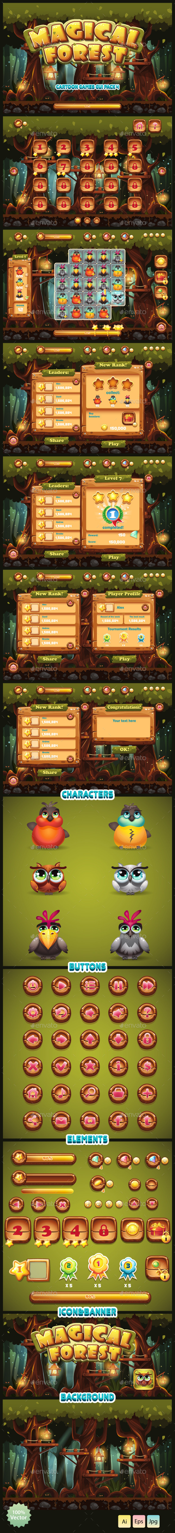 GUI Magical Forest GUI Magical Forest