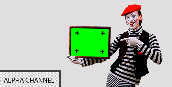 Mime With a Sign 4 Mime With a Sign 4