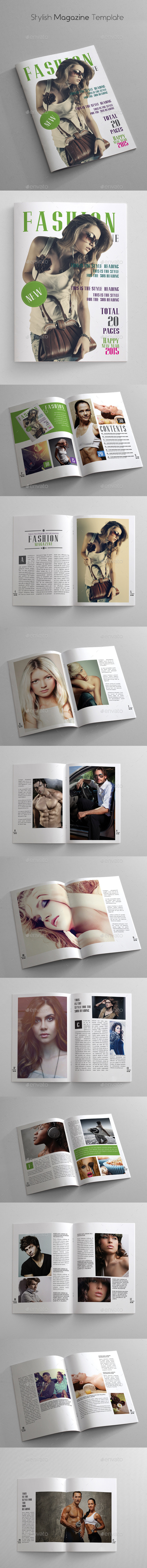 GraphicRiver Stylish Magazine Template 10201426 GraphicRiver Stylish Magazine Template 10201426