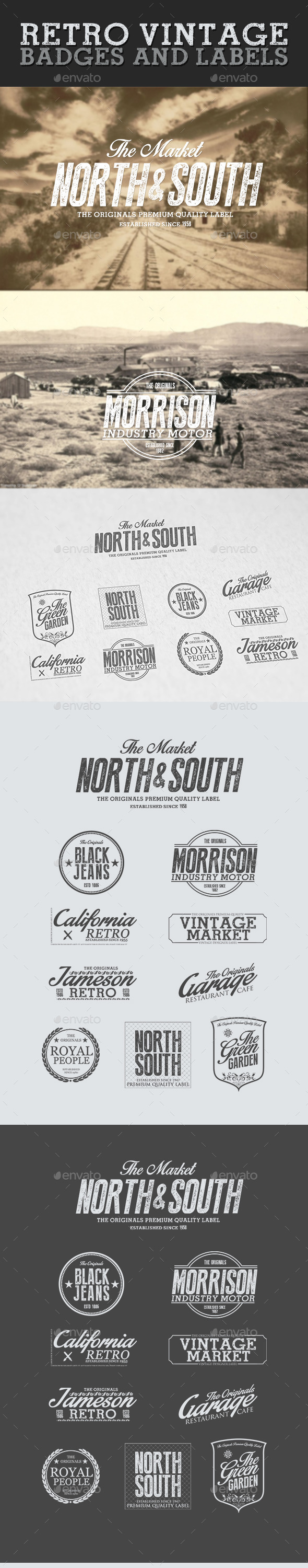 GraphicRiver Retro Vintage Badges and Labels 10202867 GraphicRiver Retro Vintage Badges and Labels 10202867