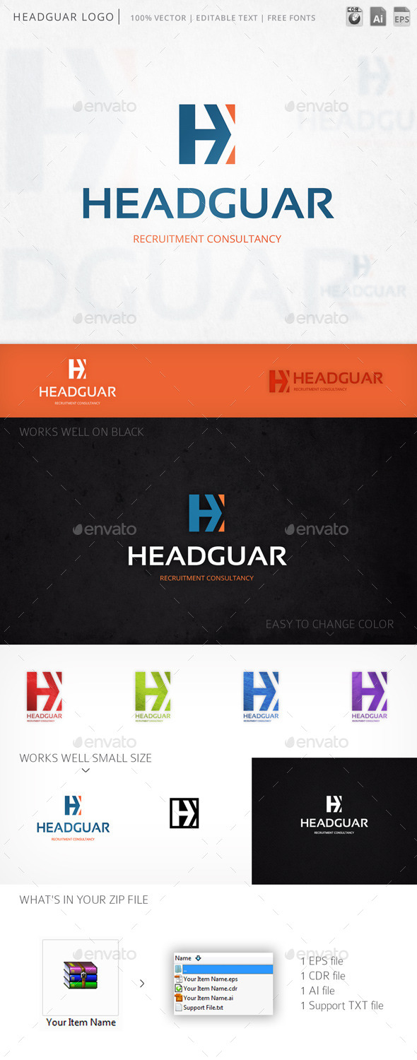 Headguar Logo (Letters)