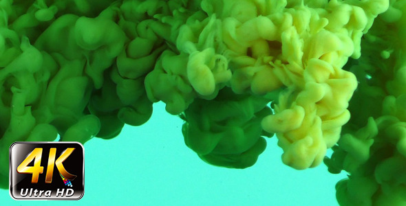Colorful Paint Ink Drops Splash in Underwater 16 Colorful Paint Ink Drops Splash in Underwater 16
