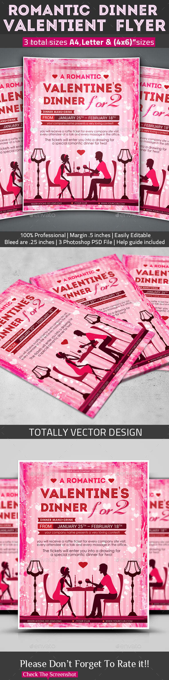 GraphicRiver Romantic Dinner Valentine s Flyer 10155021 GraphicRiver Romantic Dinner Valentine s Flyer 10155021