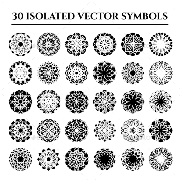 GraphicRiver Round Ornament Set 10204745 GraphicRiver Round Ornament Set 10204745