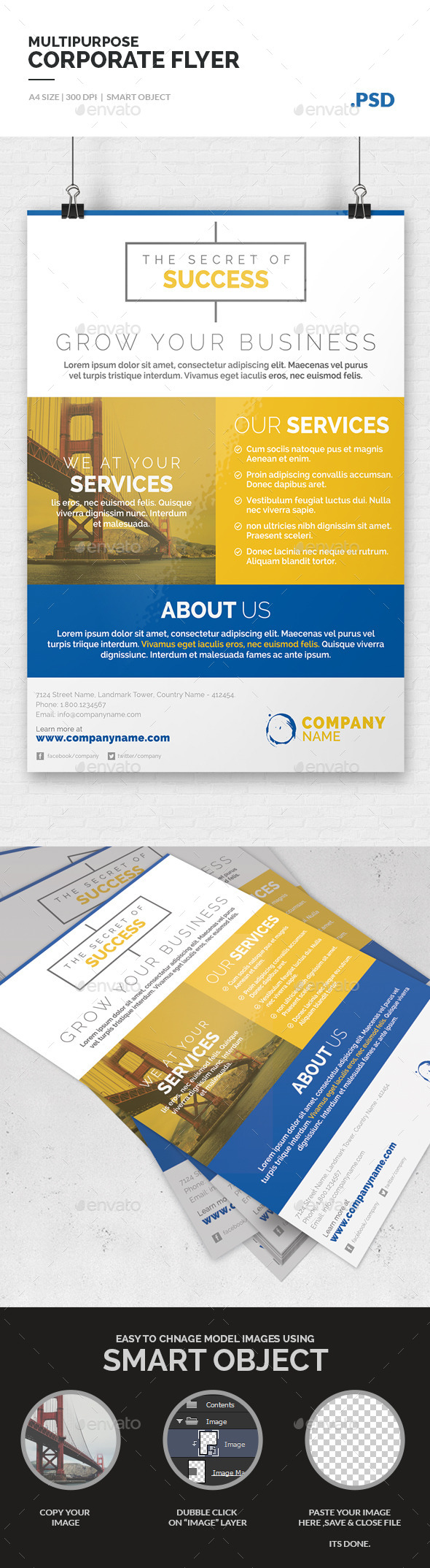 Multipurpose Corporate Flyer Template Multipurpose Corporate Flyer Template