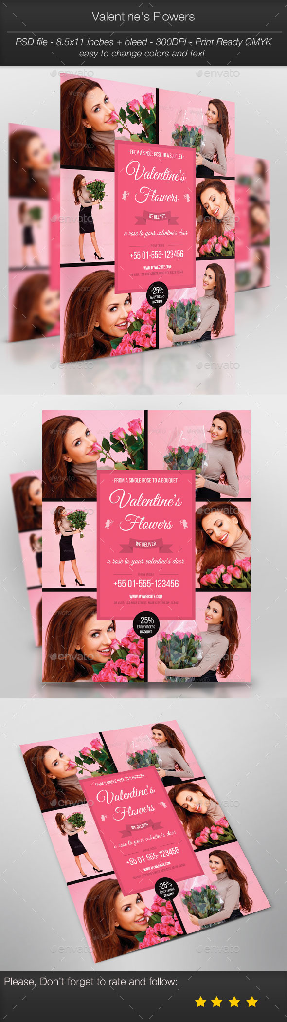 GraphicRiver Business Promotion Valentine s Flowers 10205626 GraphicRiver Business Promotion Valentine s Flowers 10205626