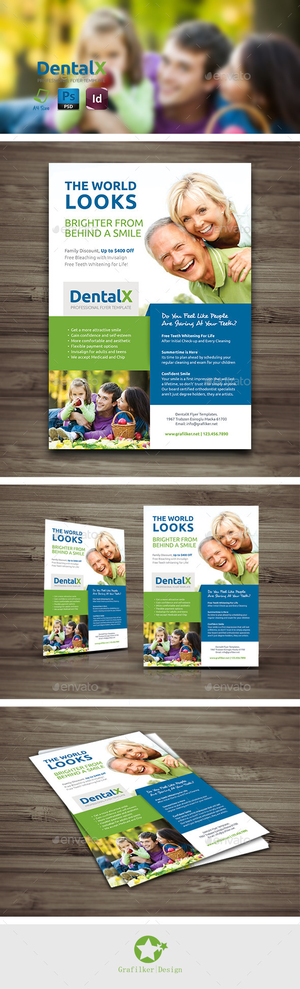 GraphicRiver Dentist Flyer Templates 10210184 GraphicRiver Dentist Flyer Templates 10210184