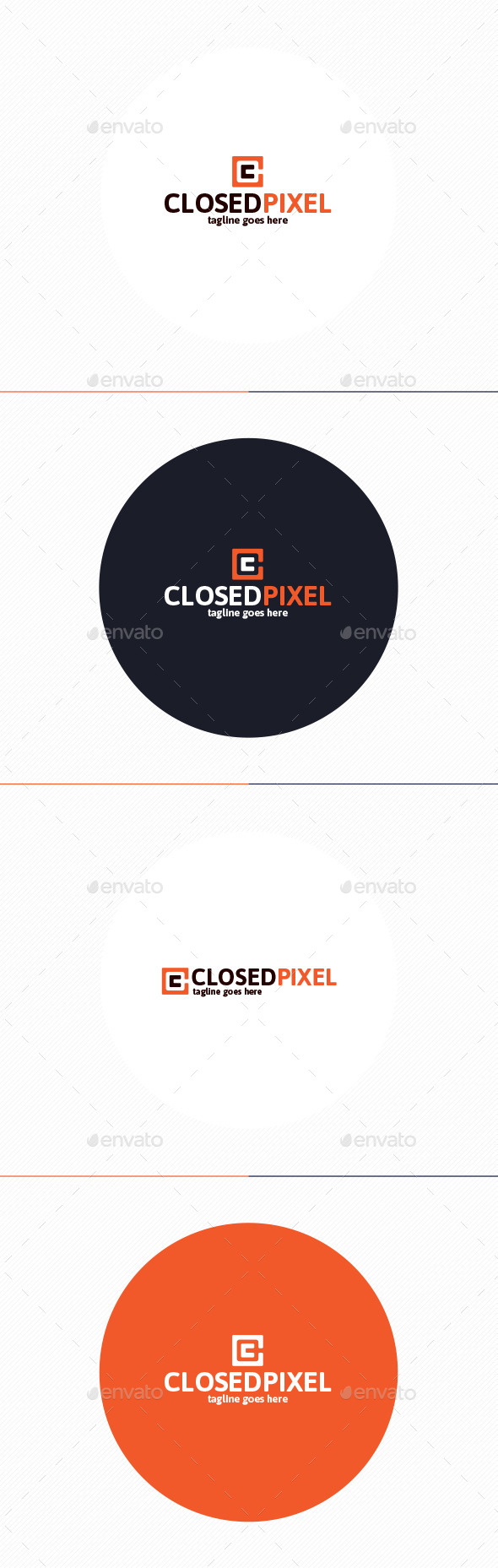 Closed Pixel Logo • Letter C (Letters)