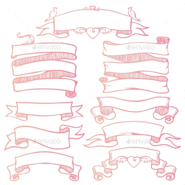 GraphicRiver Vintage Ribbons 10214543 GraphicRiver Vintage Ribbons 10214543