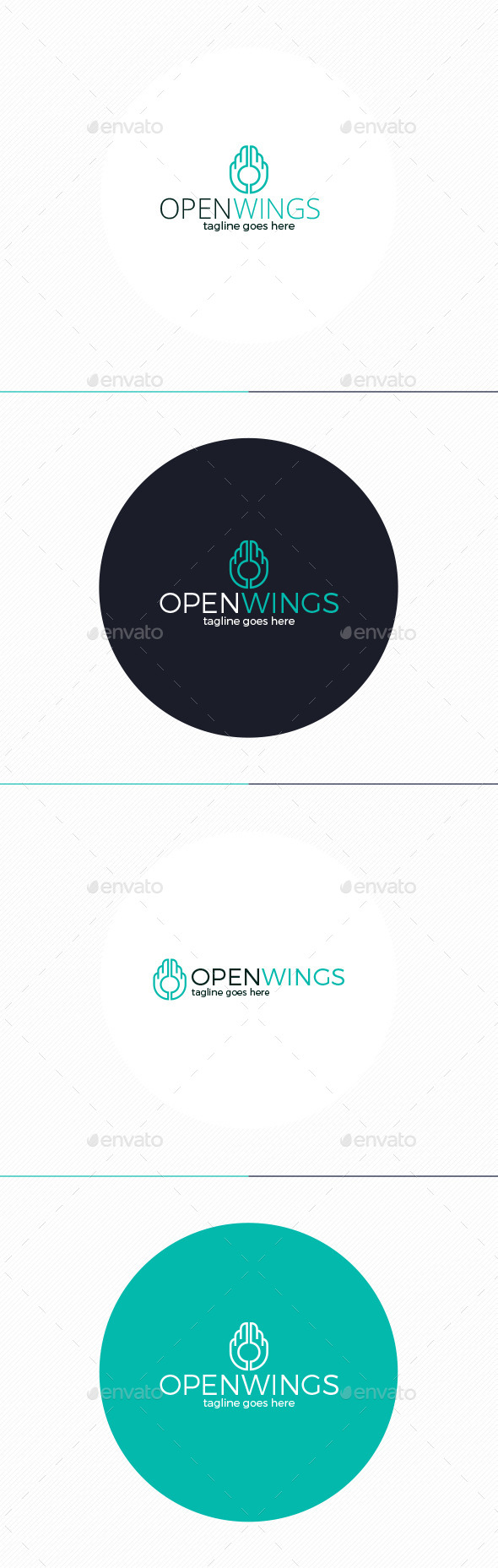 Open Wings Logo • Letter O (Letters)