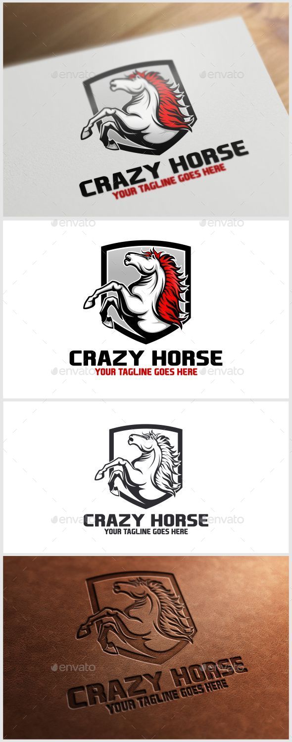 Crazy Horse Logo Template (Animals)