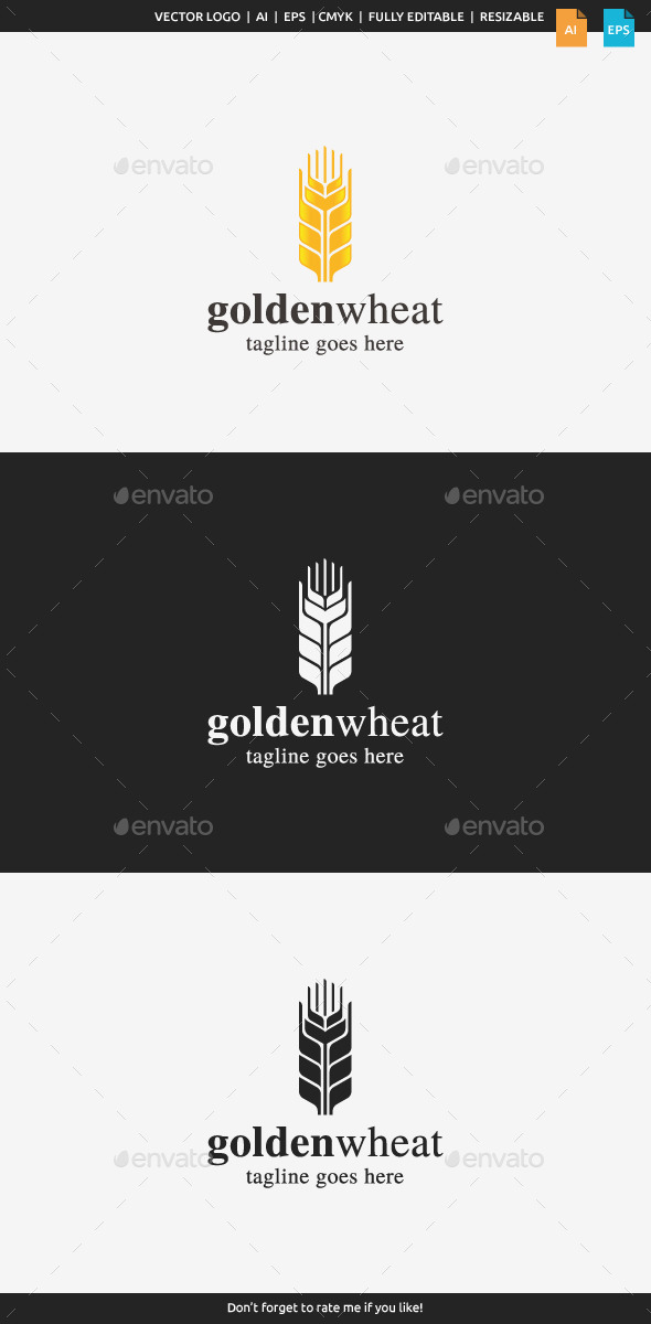 Golden Wheat Logo (Nature)