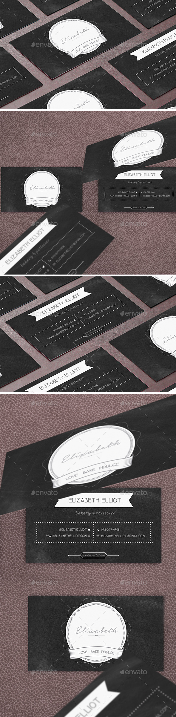 Business Card Template Bakery Business Card Template Bakery