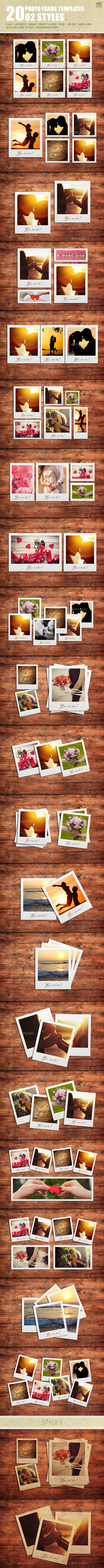 GraphicRiver 20 Photo Frame Templates 02 Styles 10216857 GraphicRiver 20 Photo Frame Templates 02 Styles 10216857