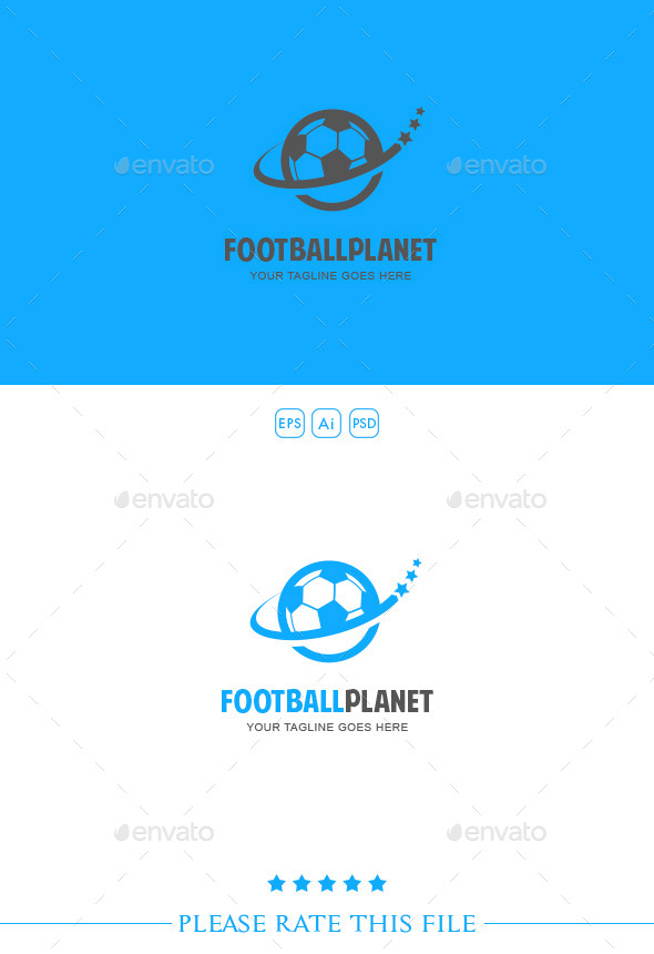 Football Planet Logo (Vector)